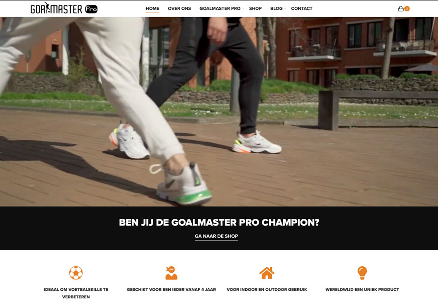 Goalmasterpro-Website-bouwer